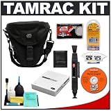 Tamrac 5627 Pro Digital Zoom 7 Bag (Black) + Accessory Kit for Canon Rebel XSi, XS, XTi, 40D, Nikon D40, D60, D80, D200, D300, D700, Olympus Evolt E-410, E-420, E-510, E-520, and Sony Alpha A200, A300, A350, A700 Digital SLR