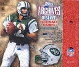 2001 Topps Archives Reserve Football Cards Unopened Hobby Box