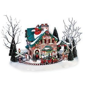 Department 56 Christmas Lane Series Animated Snow Village, Santa's Wonderland House