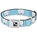 Buckle Down Seatbelt Buckle Dog Collar - Polar Bear Repeat Baby Blue - 1