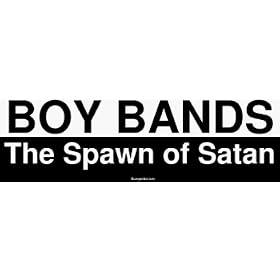 BOY BANDS The Spawn of Satan Bumper Sticker