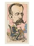 Amadeo King of Spain Elected 1870 Abdicated 1873: a Satirical View Stretched Canvas Poster Print