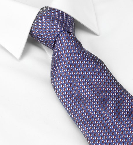 Luxury Pure Silk Spot Print Tie
