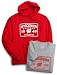 Russell Athletic Men's Logo Tee and Sweatshirt, Wisconsin