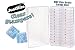 JUST RITE CLEAR STAMPS IN STORAGE CONTAINERS for PAPERCRAFTS & SCRAPBOOKING