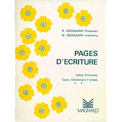 Cahier plume : primev�re CE1