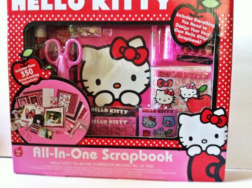 HELLO KITTY All-In-One Scrapbook Design Kit - 350+ Scrapbooking Essentials-image