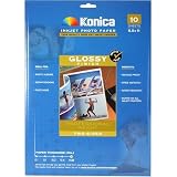 KONICA LBEC5AB QP Premium Photo Quality Inkjet Paper - 10 Sheets