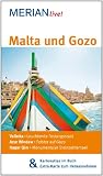 Malta und Gozo: MERIAN live!  Mit Kartenatlas im Buch und Extra-Karte zum Herausnehmen
