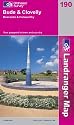 Landranger Map 190 Bude and Clovelly, Boscastle and Holsworthy