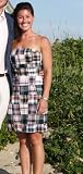 Madras Strapless Dress