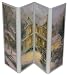 Thomas Kinkade Painter of Light Victorian Christmas Cottage 4-Panel Folding Screen Photo Collage Frame - 11.25x7.5 Inches