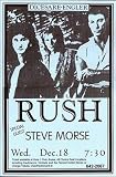 Rush (W Steve Morse, Concert) Music Poster Print - 11x17