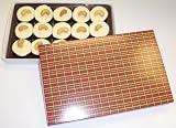 Scott's Cakes 1 lb. White Chocolate Cashew Cluster in a Christmas Plaid Box