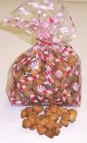 Scott's Cakes Glazed Macadamia Nuts 1/2 Pound Candy Cane Bag