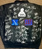 New York Giants 2012 Super Bowl Team Autographed Hand Signed Leather Jacket