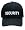 Black Security White Lettering Cap
