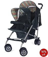 Mothercare Hoxton tandem stroller - Stripes