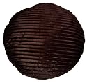 Home Fashions International Fur Stripe 36-Inch Round Pet Bed, Sable