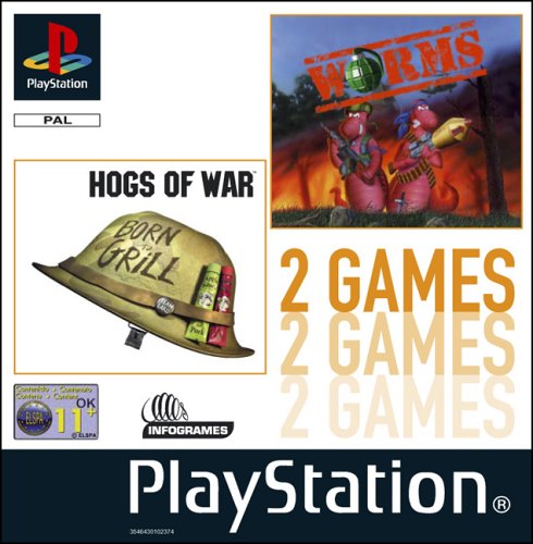 Childrens Toyshop  Video Games : Hogs of  War + Worms Compilation