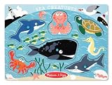 Melissa and Doug Sea Creatures Peg Puzzle 3384