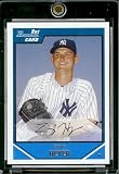 2007 Bowman Draft Draft Picks # BDPP36 Craig Heyer (RC) - New York Yankees - Rookie Baseball Card in a Protective Display Case