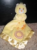Care Bear, Funshine Bear Baby Security Blanket with Rattle
