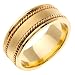 Handmade Wedding Band With Comfort Fit 14K White Gold Can Also Be Made In Platinum or Other Colors 18K And 24K Is Also Available 8mm