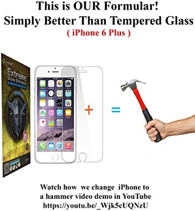 Unyson iPhone Protector Changes Your iPhone6/6 Plus/6s to a Hammer That Knocks Nails Into Wood, Better Protection But Thinner Than Any Tempered Glass, See Our Video Demo (iPhone 6 Plus)