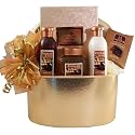 Chocolate Fantasy Spa Bath and Body Gift Basket with Chocolate Truffles