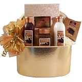 Chocolate Fantasy Spa Bath and Body Gift Basket with Chocolate Truffles