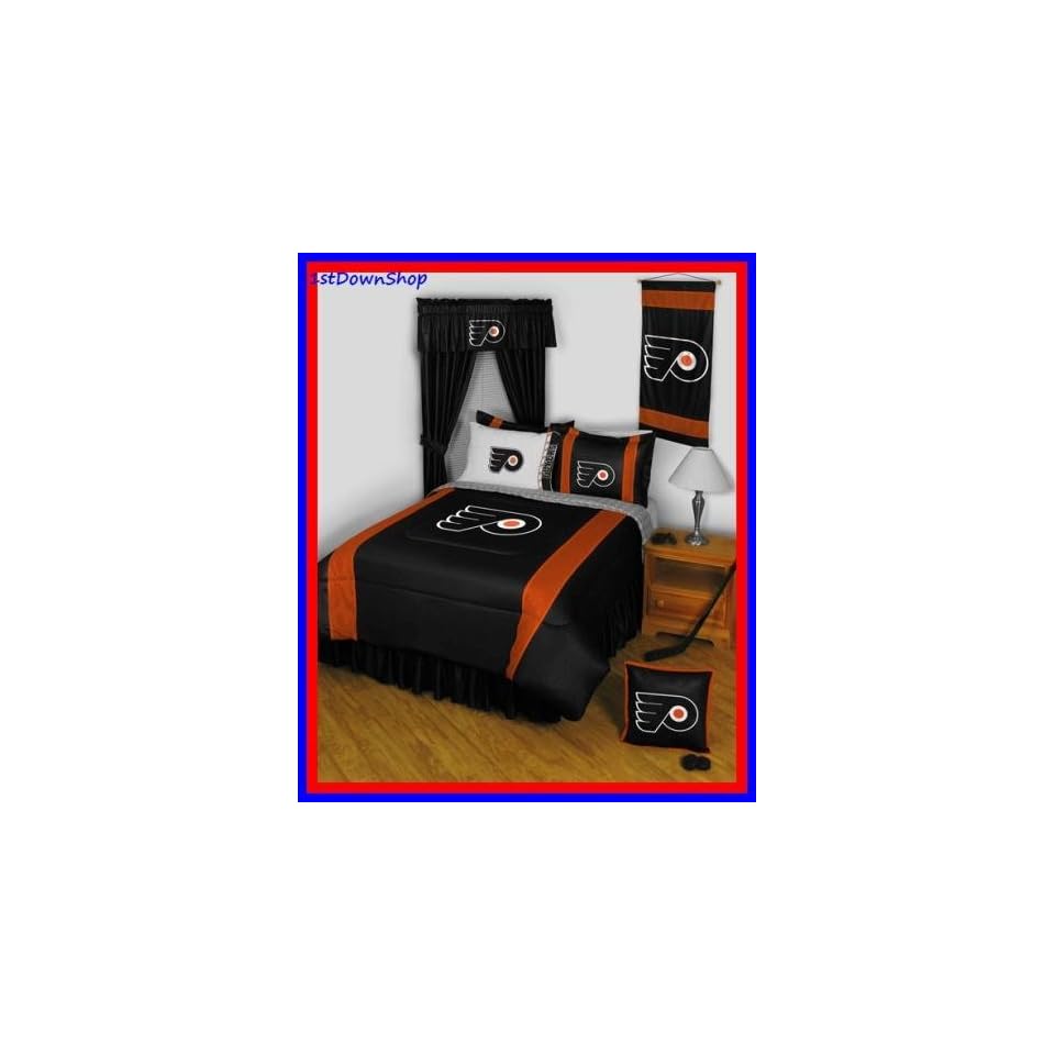 Philadelphia Flyers 5pc Sl Full Comforter Sheets Bed Set On Popscreen