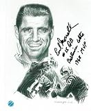 Autographed Earl Morrall Baltimore Colts 8x10 Lithograph Inscribed Number 15 QB Baltimore Colts 1968 MVP
