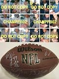 2011 ST. LOUIS RAMS,RAMS,SIGNED,AUTOGRAPHED, NFL FOOTBALL WITH PROOF + COA