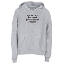 Sweatshirt Woman Heather Gray " Kiss Me, I Am Personal Development Teacher " Occupations