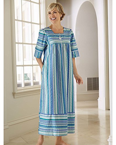 National Striped Plisse Lounger
