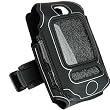 LG Trax CU575 Scuba Black Neoprene Case Cover with Removable Swivel Belt Clip