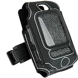LG Trax CU575 Scuba Black Neoprene Case Cover with Removable Swivel Belt Clip