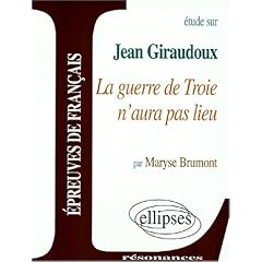 Etude sur Jean Giraudoux: La guerre de Troie n'aura pas lieu