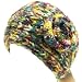 Adjustable Hand Knit Head wrap Headband Chunky Flower Purple with Multiple Colors