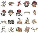 Brother/Babylock Embroidery Machine Card PIRATES #2