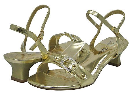 Blossom Pipe-13 Gold Women Sandal