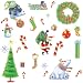 RoomMates PJ2010SCS Merry Christmas Peel & Stick Wall Decals