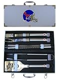 Bergamot CBQ330FPE Ole Miss Rebels BBQ Set with Case 8-pc.