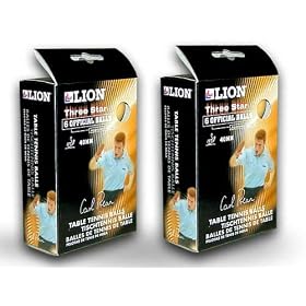 One Dozen CSI Orange Lion 3 Star Table Tennis Balls