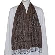 Scarves for Man Accessory Jacquard Design Wool Muffler 12 x 60 inches (wsmf127)