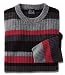 Apparel : Lambswool Striped Crewneck Sweater