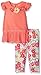 Nannette Girls' 2 Piece Pleated Lace Legging Set