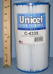 Unicel C-4335 Replacement Filter Cartridge for 35 Square Foot Rainbow, Waterway Plastics, Custom Molded Products