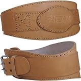 Pro Cow Hide Leather Weight lifting belt body building Gym Abs